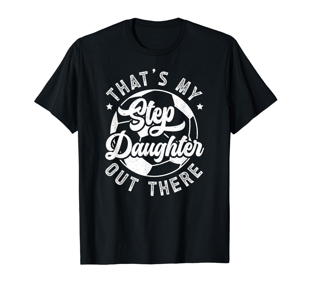 Proud Soccer Step Dad Soccer Player T-Shirt - Unique Graphic Men Women - T-Shirt, Sweatshirt, Hoodie