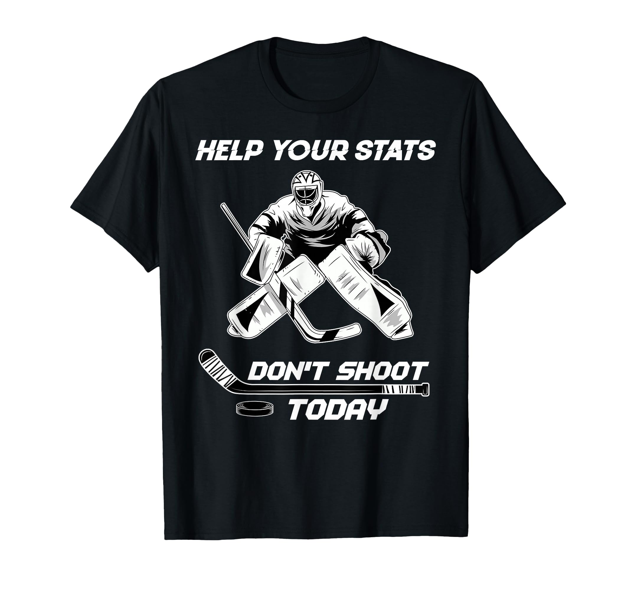 Ice Hockey Goalkeeper Ice Hockey T-Shirt - Trendy Graphic Men Women - T-Shirt, Sweatshirt, Hoodie