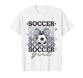 Groovy Soccer Coquette Bow Soccer T-Shirt - Fun Novelty Design Men Women - T-Shirt, Sweatshirt, Hoodie