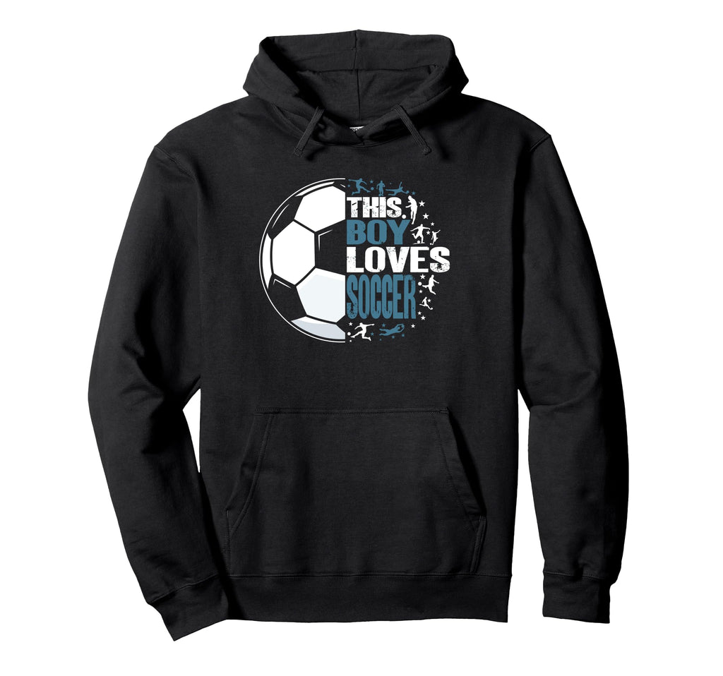 Funny This Loves Soccer Hoodie - Casual Everyday Wear for Adults - T-Shirt, Sweatshirt, Hoodie
