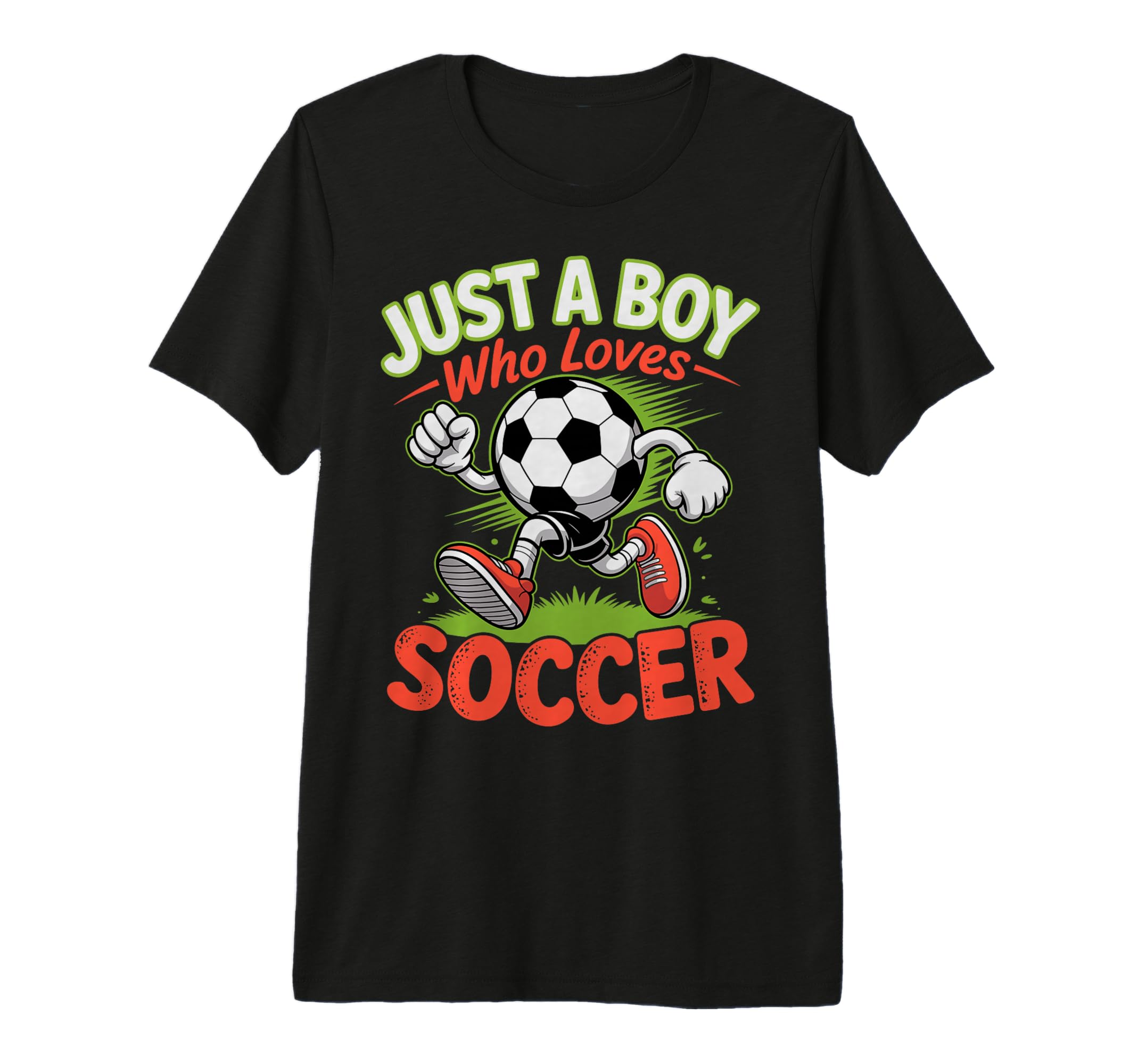 Just Who Loves Soccer Footbal Player Goalie T-Shirt - Graphic Print Unisex - T-Shirt, Sweatshirt, Hoodie