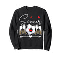 Funny Soccer Mom Leopard Soccer Sweatshirt - Custom Art Print for Adults - T-Shirt, Sweatshirt, Hoodie