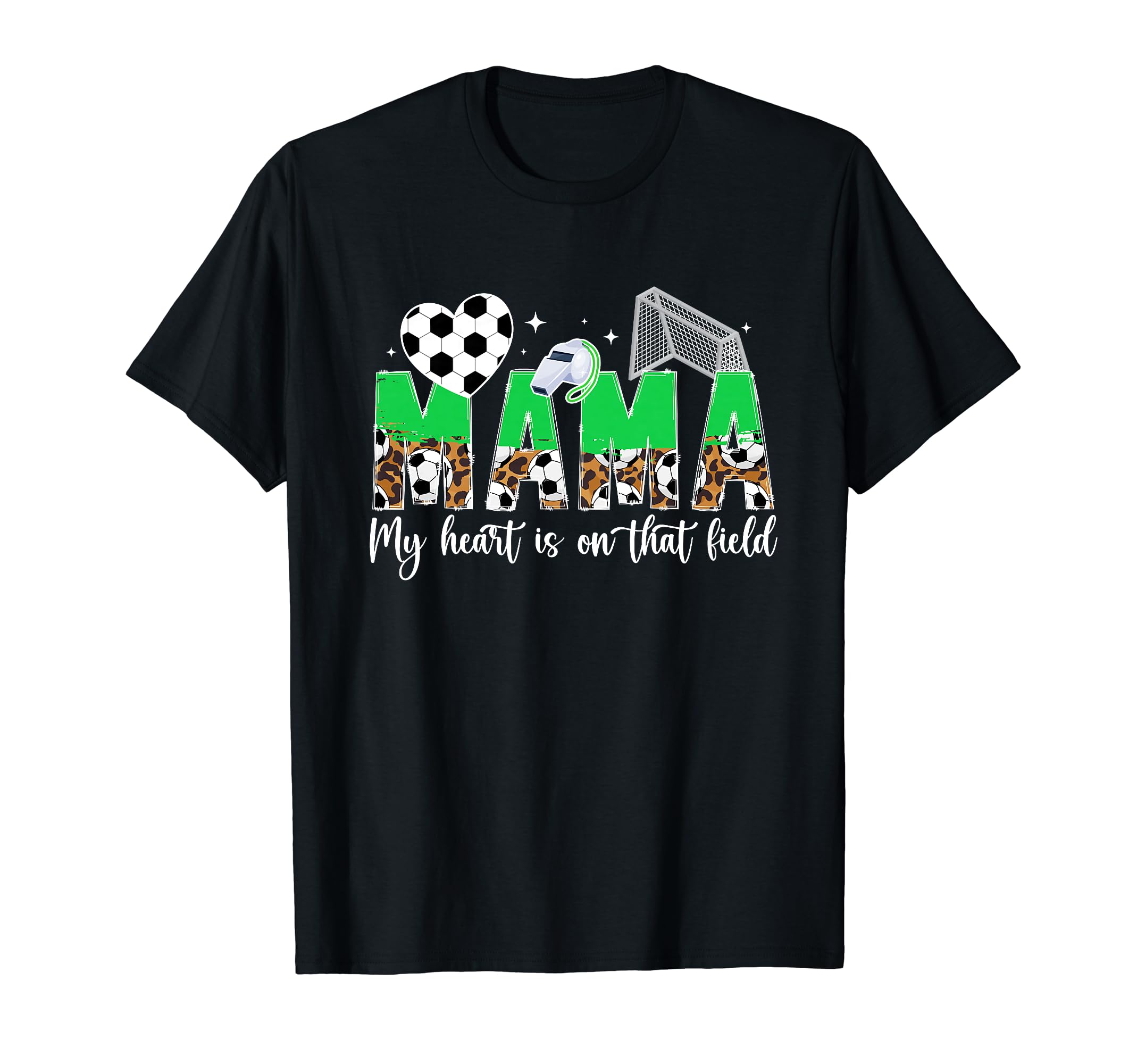 My Heart Is That Field Soccer Mom T-Shirt - Trendy Graphic for Adults - T-Shirt, Sweatshirt, Hoodie