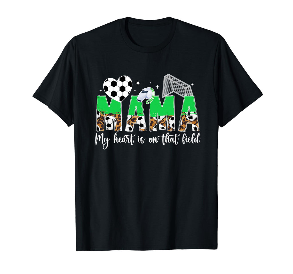 My Heart Is That Field Soccer Mom T-Shirt - Aesthetic Graphic Unisex - T-Shirt, Sweatshirt, Hoodie