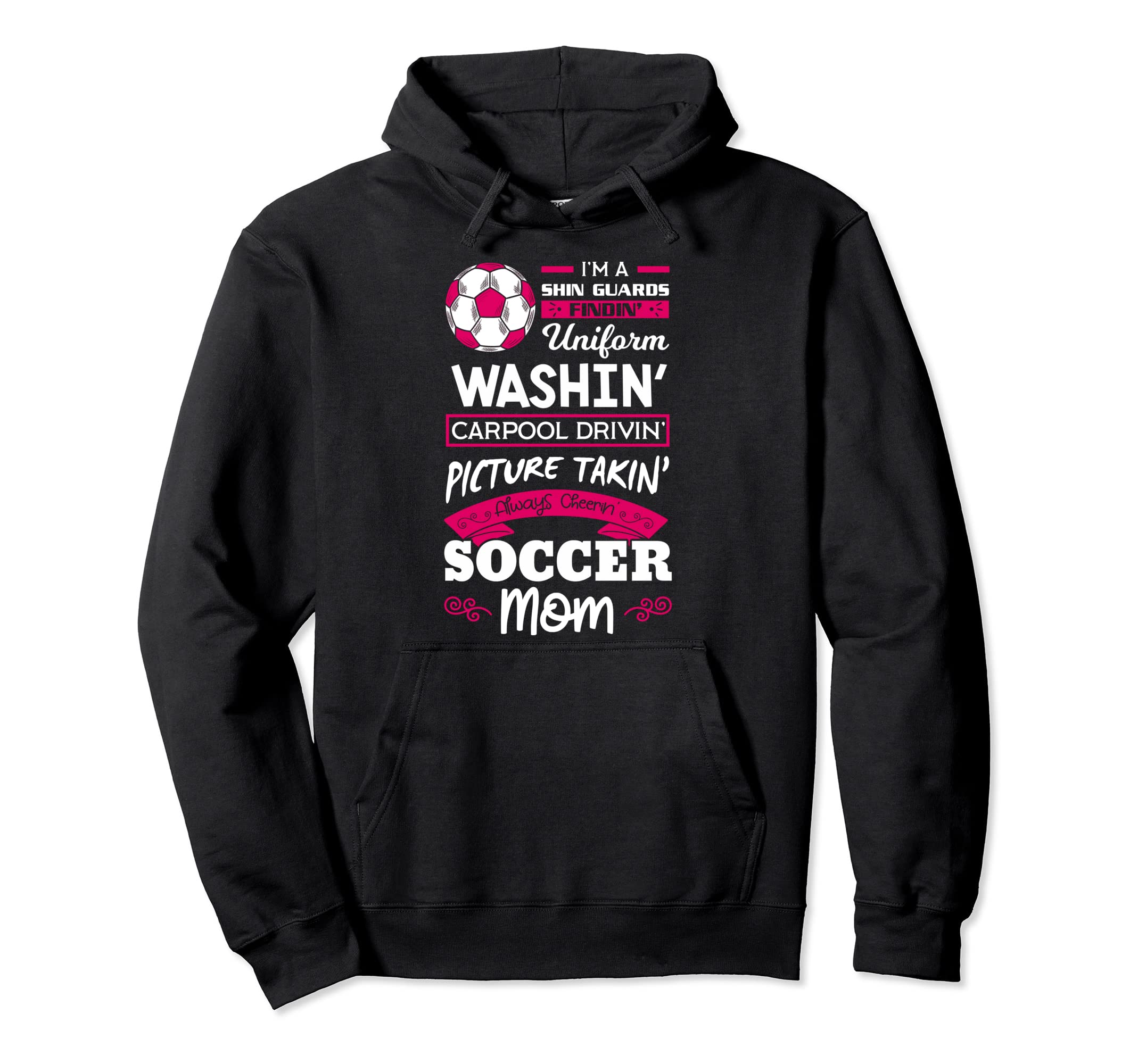 Supportive Soccer Lover Mom Mothers Day Hoodie - Streetwear Style Unisex - T-Shirt, Sweatshirt, Hoodie
