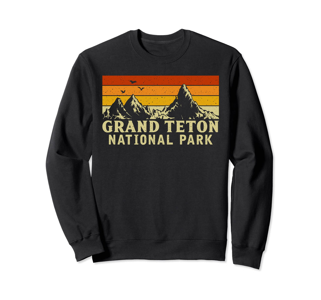 Mountain Graphics Grand Teton Sweatshirt - Fun Novelty Design for Adults - T-Shirt, Sweatshirt, Hoodie
