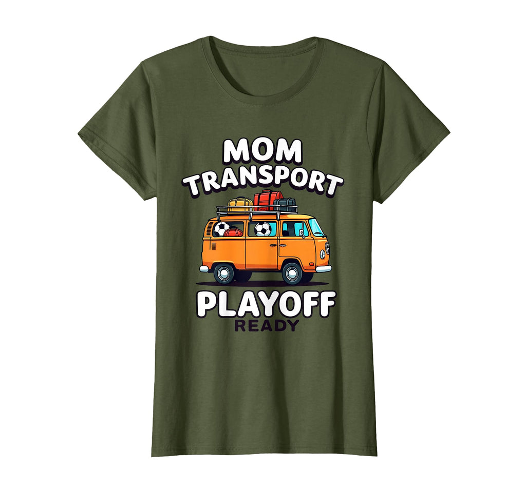 Mom Transport Playoff Ready Soccer T-Shirt - Graphic Print Unisex - T-Shirt, Sweatshirt, Hoodie