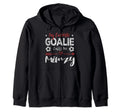Funny Soccer Goalie Goalkeeper Mom Sweatshirt - Minimalist Print Unisex - T-Shirt, Sweatshirt, Hoodie