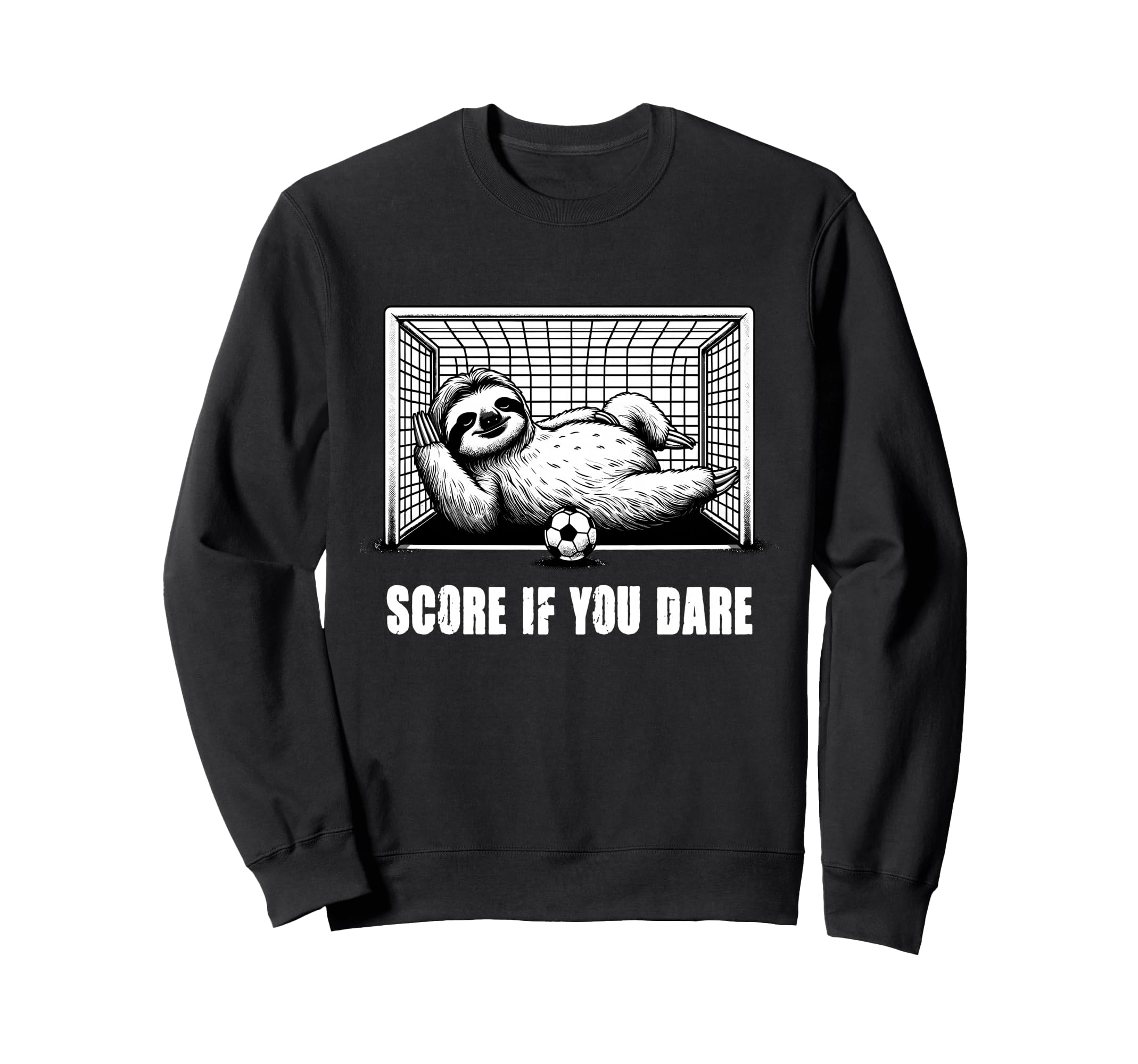 Score If You Dare Funny Sloth Sweatshirt - Custom Art Print for Adults - T-Shirt, Sweatshirt, Hoodie