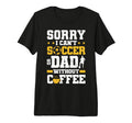 Soccer Dad Coffee Lover Tri Blend T-Shirt - Graphic Print for Adults - T-Shirt, Sweatshirt, Hoodie