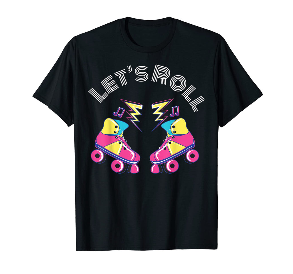 Roller Skating Skater Skate 70S 80S Skating T-Shirt - Graphic Print Unisex - T-Shirt, Sweatshirt, Hoodie