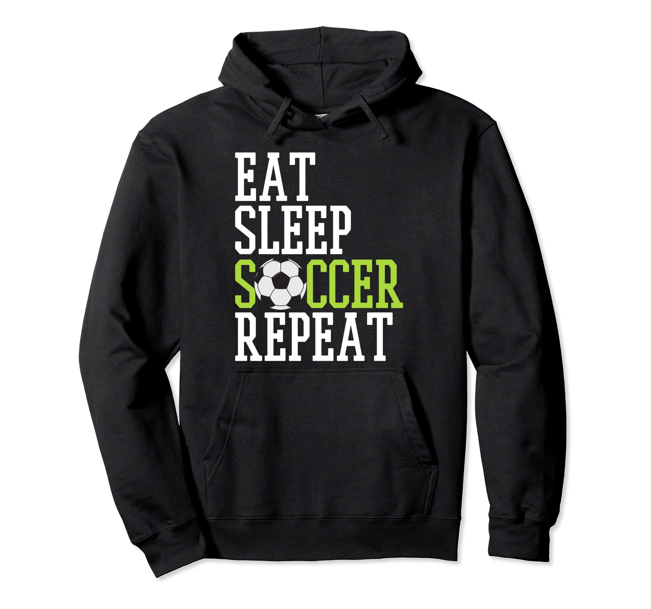 Eat Sleep Soccer Player Sports Lover Hoodie - Custom Art Print Unisex - T-Shirt, Sweatshirt, Hoodie