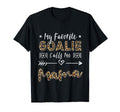 My Favorite Goalie Calls Me Mama Mom T-Shirt - Minimalist Print Unisex - T-Shirt, Sweatshirt, Hoodie