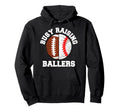 Busy Raising Ballers Funny Football Hoodie - Custom Art Print Men Women - T-Shirt, Sweatshirt, Hoodie