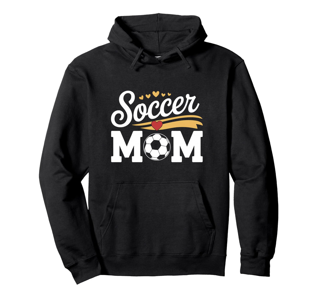 Soccer Mom Football Mothers Day Hoodie - Unique Graphic Unisex - T-Shirt, Sweatshirt, Hoodie