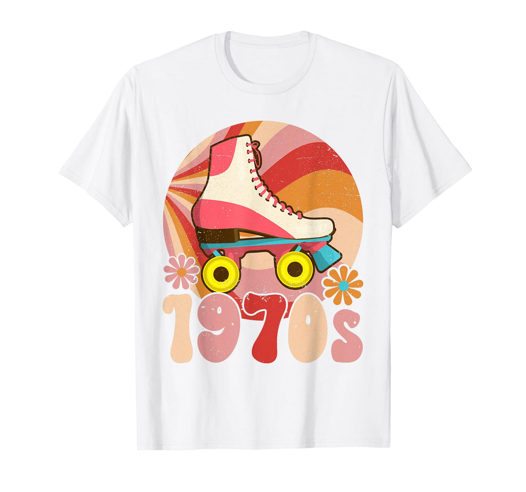 Roller Skating 1970S Skate 70S T-Shirt - Graphic Print for Adults - T-Shirt, Sweatshirt, Hoodie