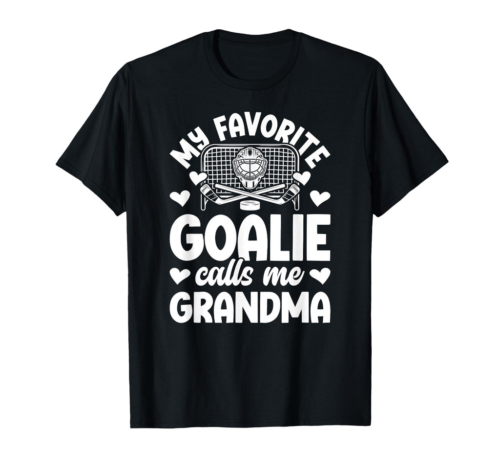 Proud Ice Hockey Goalie Grandma T-Shirt - Custom Art Print for Adults - T-Shirt, Sweatshirt, Hoodie