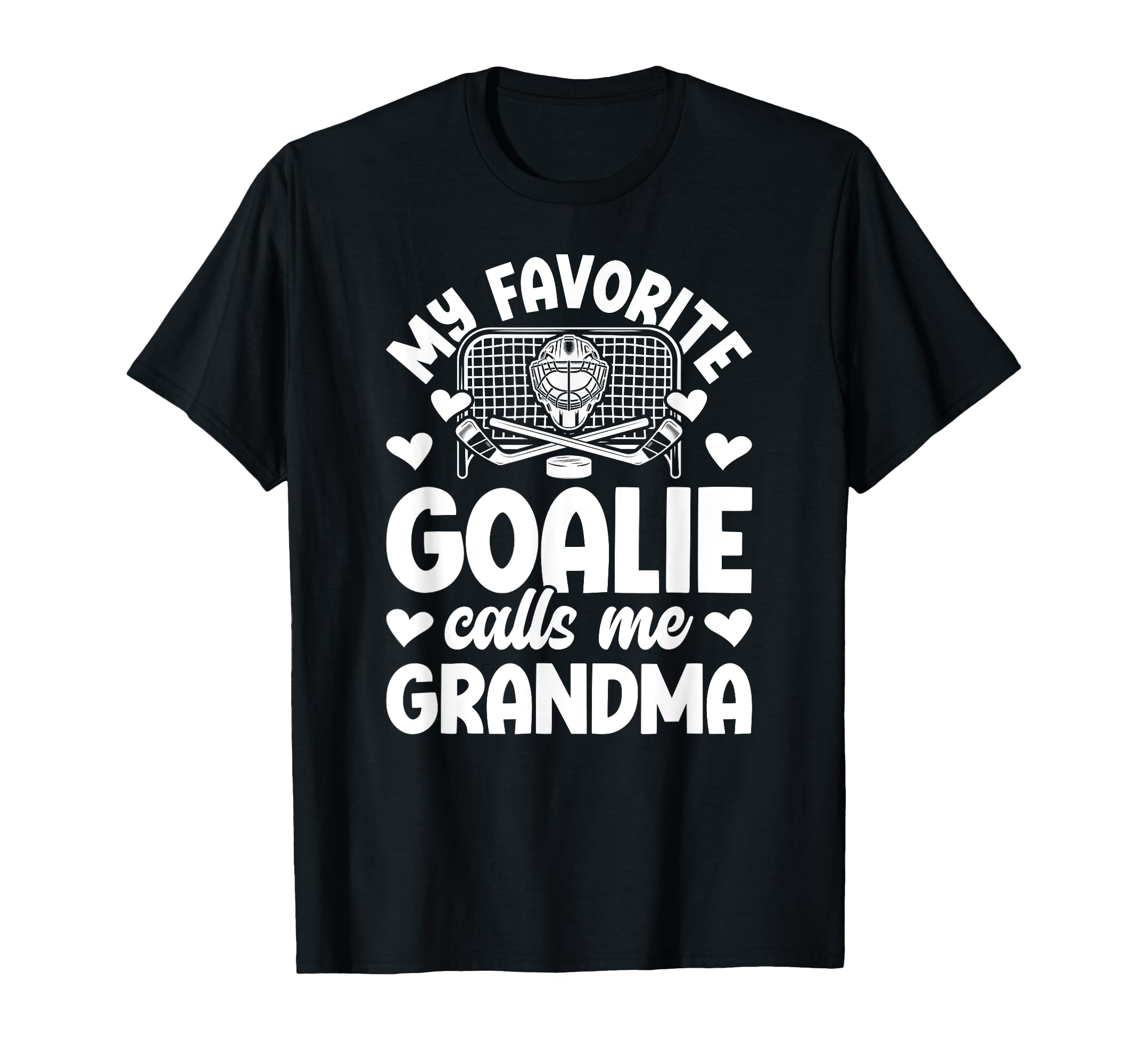 Proud Ice Hockey Goalie Grandma T-Shirt - Custom Art Print for Adults - T-Shirt, Sweatshirt, Hoodie