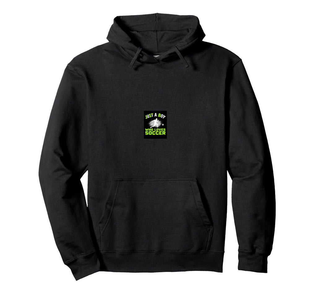 Just Who Loves Soccer Enthusiast Hoodie - Unique Graphic Men Women - T-Shirt, Sweatshirt, Hoodie