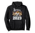 Senior Mom Class 2023 Soccer Graduation Hoodie - Fun Novelty Design Unisex - T-Shirt, Sweatshirt, Hoodie