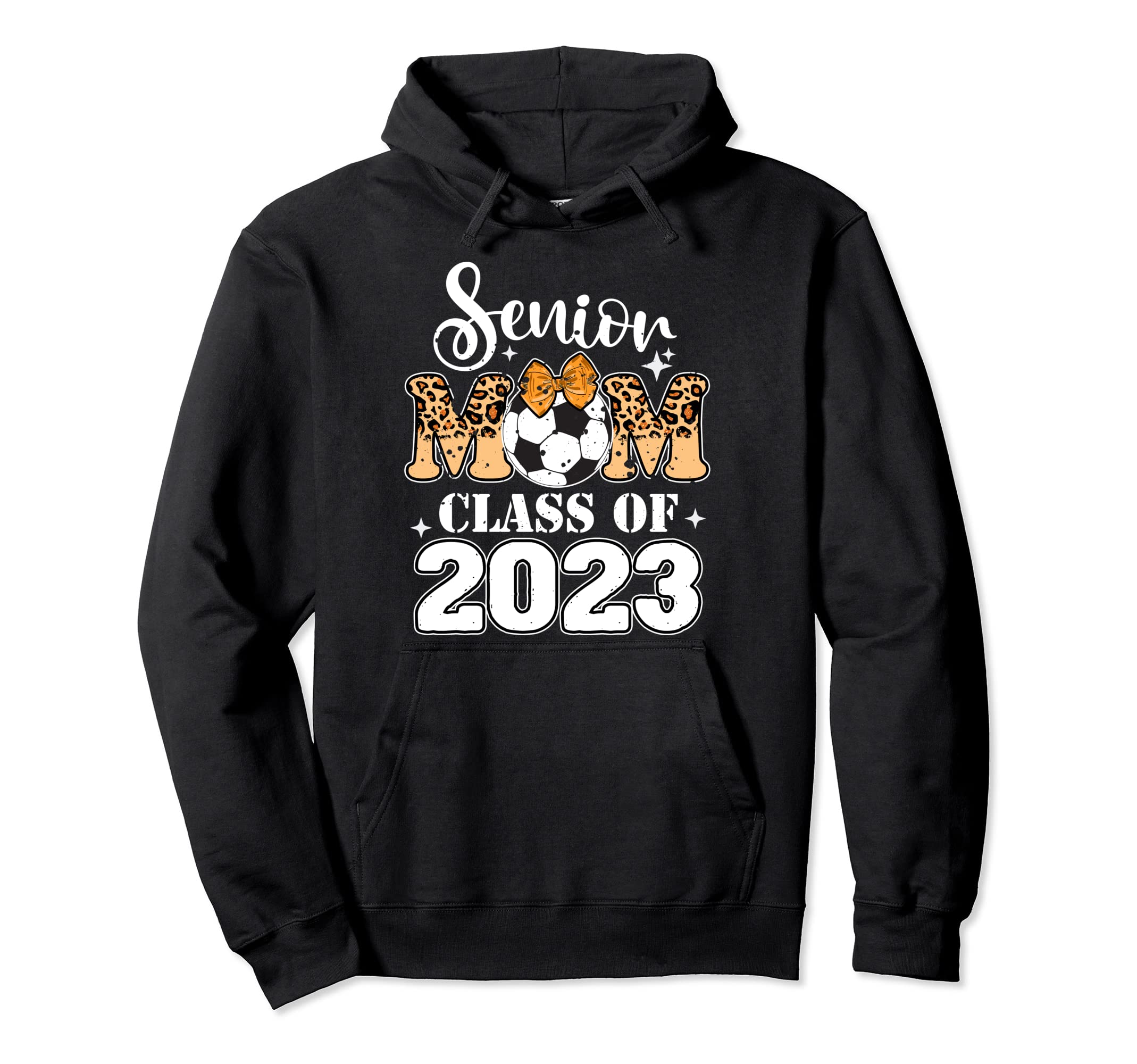 Senior Mom Class 2023 Soccer Graduation Hoodie - Fun Novelty Design Unisex - T-Shirt, Sweatshirt, Hoodie