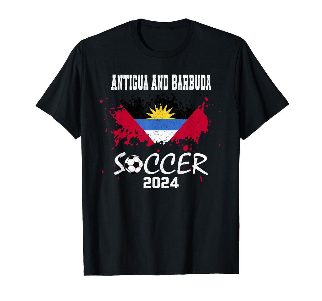 Antigua And Barbuda Football T-Shirt - Fun Novelty Design for Adults - T-Shirt, Sweatshirt, Hoodie
