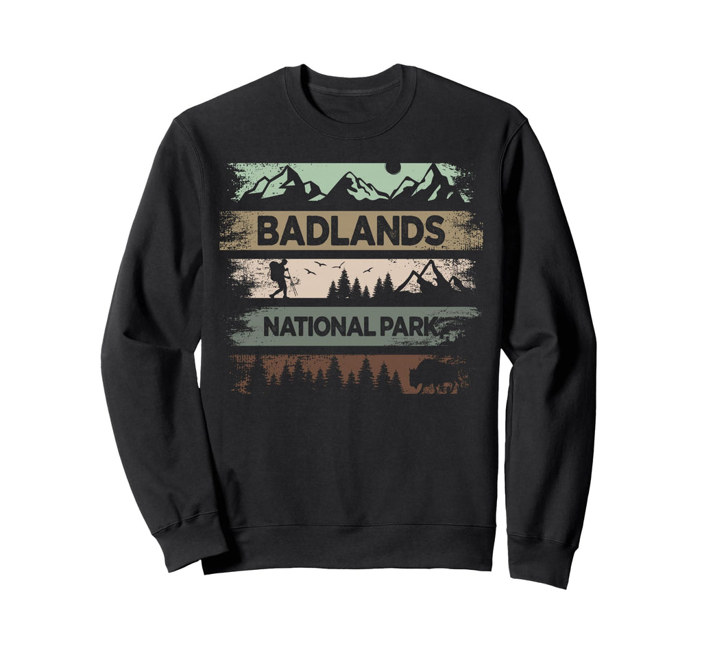 Badlands National Park Us Sweatshirt - Casual Everyday Wear for Adults - T-Shirt, Sweatshirt, Hoodie