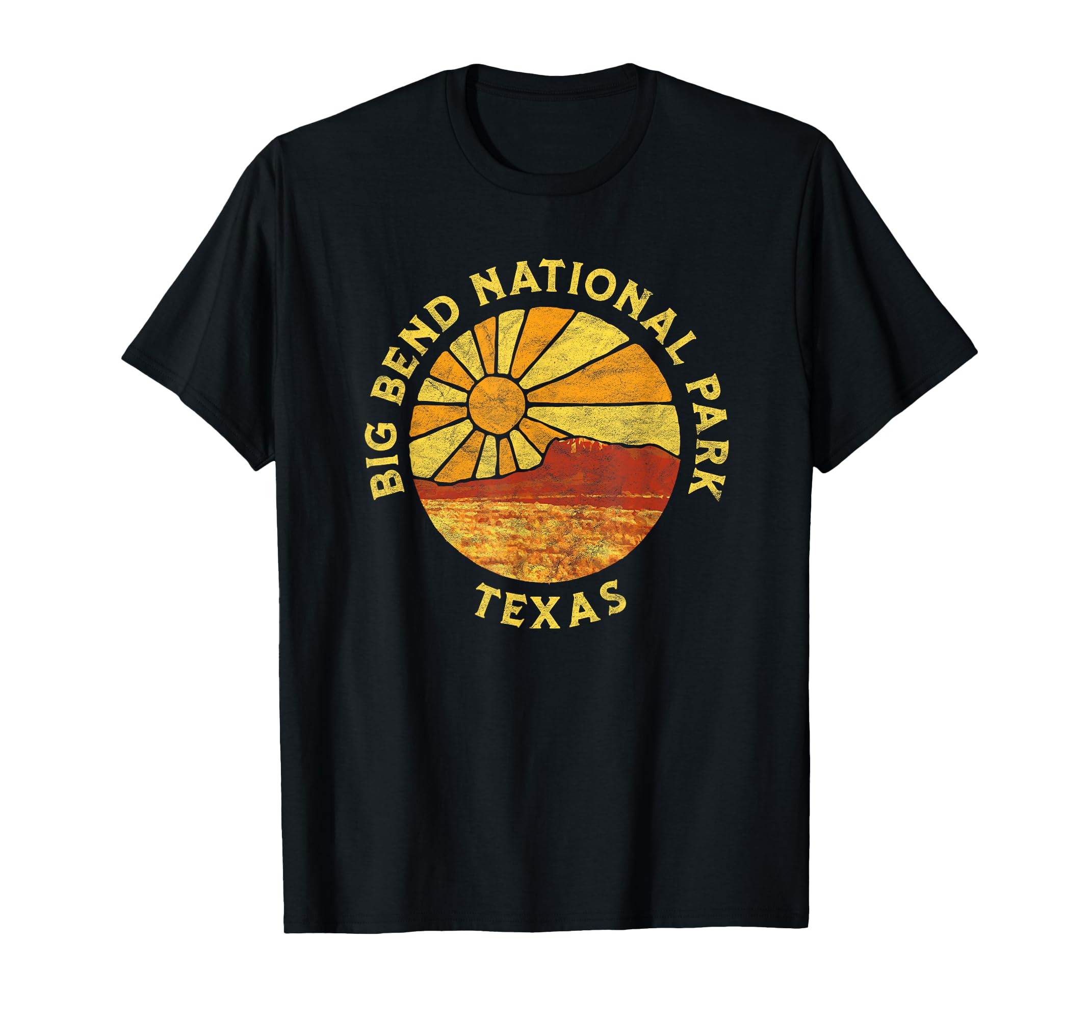 Big Bend National Park Texas Badge T-Shirt - Fun Novelty Design Men Women - T-Shirt, Sweatshirt, Hoodie
