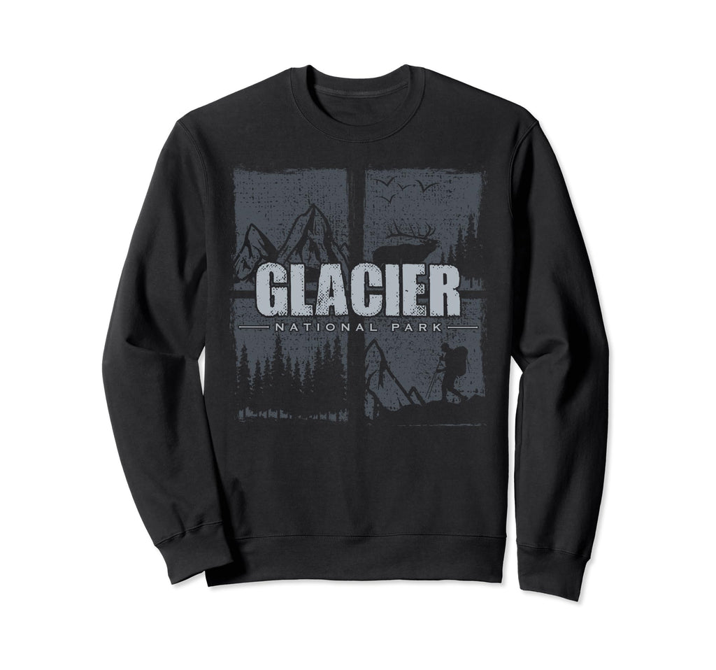 Glacier National Park Us Glacier Sweatshirt - Streetwear Style Men Women - T-Shirt, Sweatshirt, Hoodie