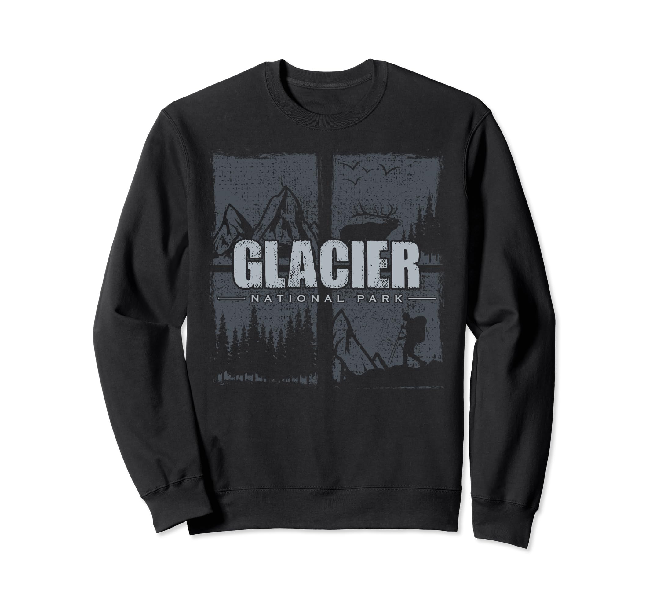 Glacier National Park Us Glacier Sweatshirt - Streetwear Style Men Women - T-Shirt, Sweatshirt, Hoodie