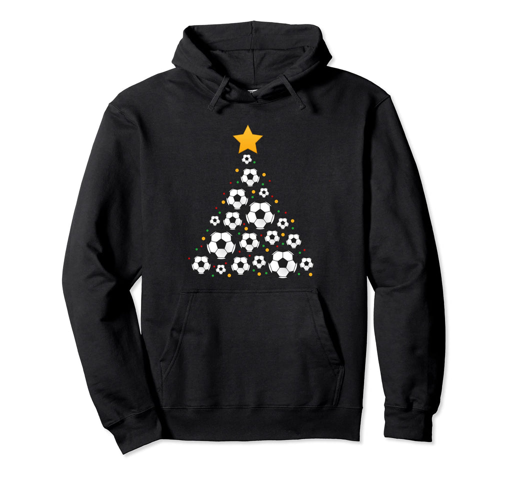 Soccer Tree Chistmas Season Hoodie - Novelty Apparel Men Women - T-Shirt, Sweatshirt, Hoodie