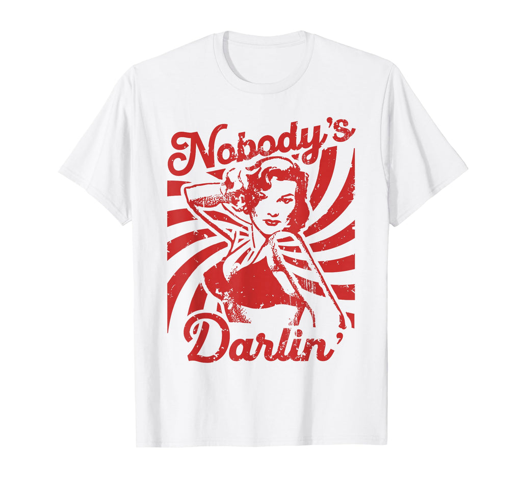 Nobodys Darlin Pinup Rockabilly 1950S T-Shirt - Fun Novelty Design Unisex - T-Shirt, Sweatshirt, Hoodie