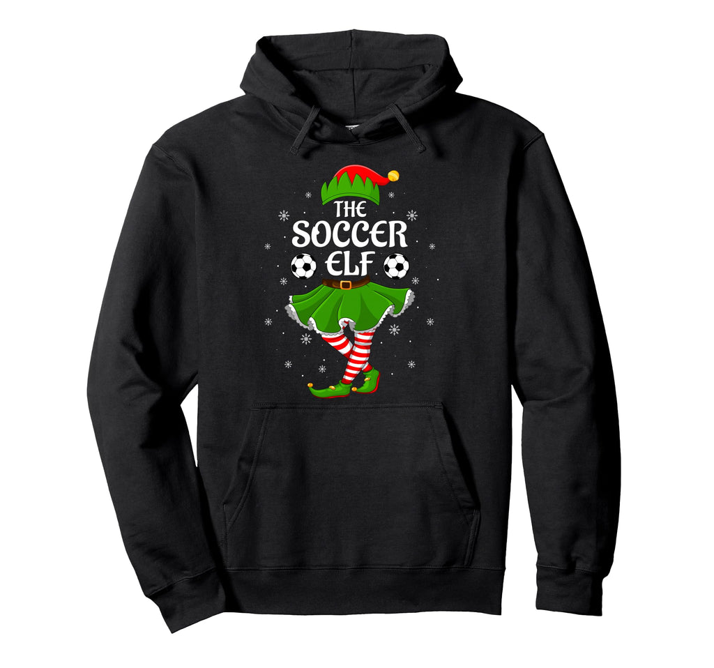Soccer Elf Family Elf Squad Hoodie - Streetwear Style Men Women - T-Shirt, Sweatshirt, Hoodie
