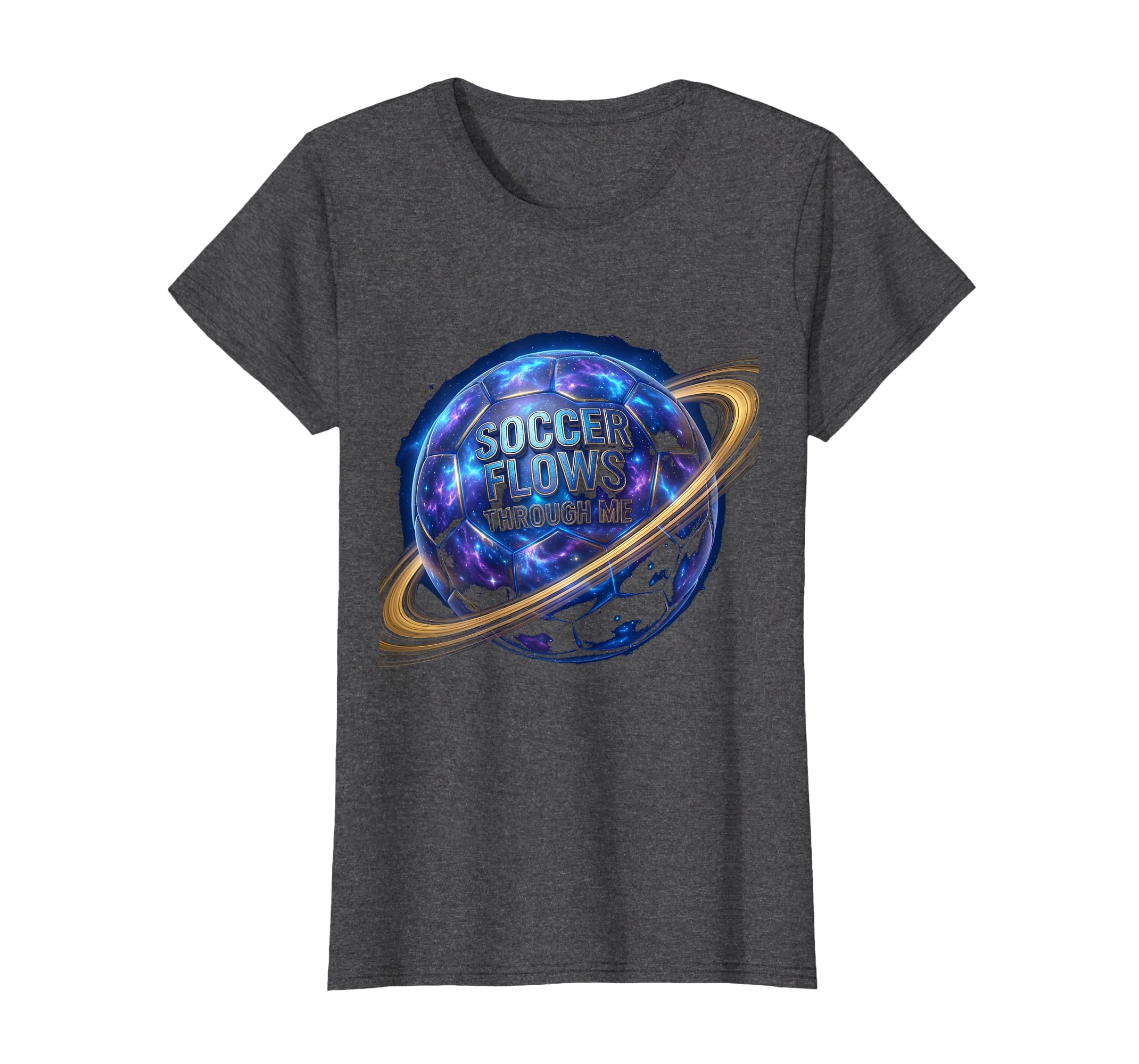 Soccer Flows Through Me Soccer T-Shirt - Unique Graphic for Adults - T-Shirt, Sweatshirt, Hoodie