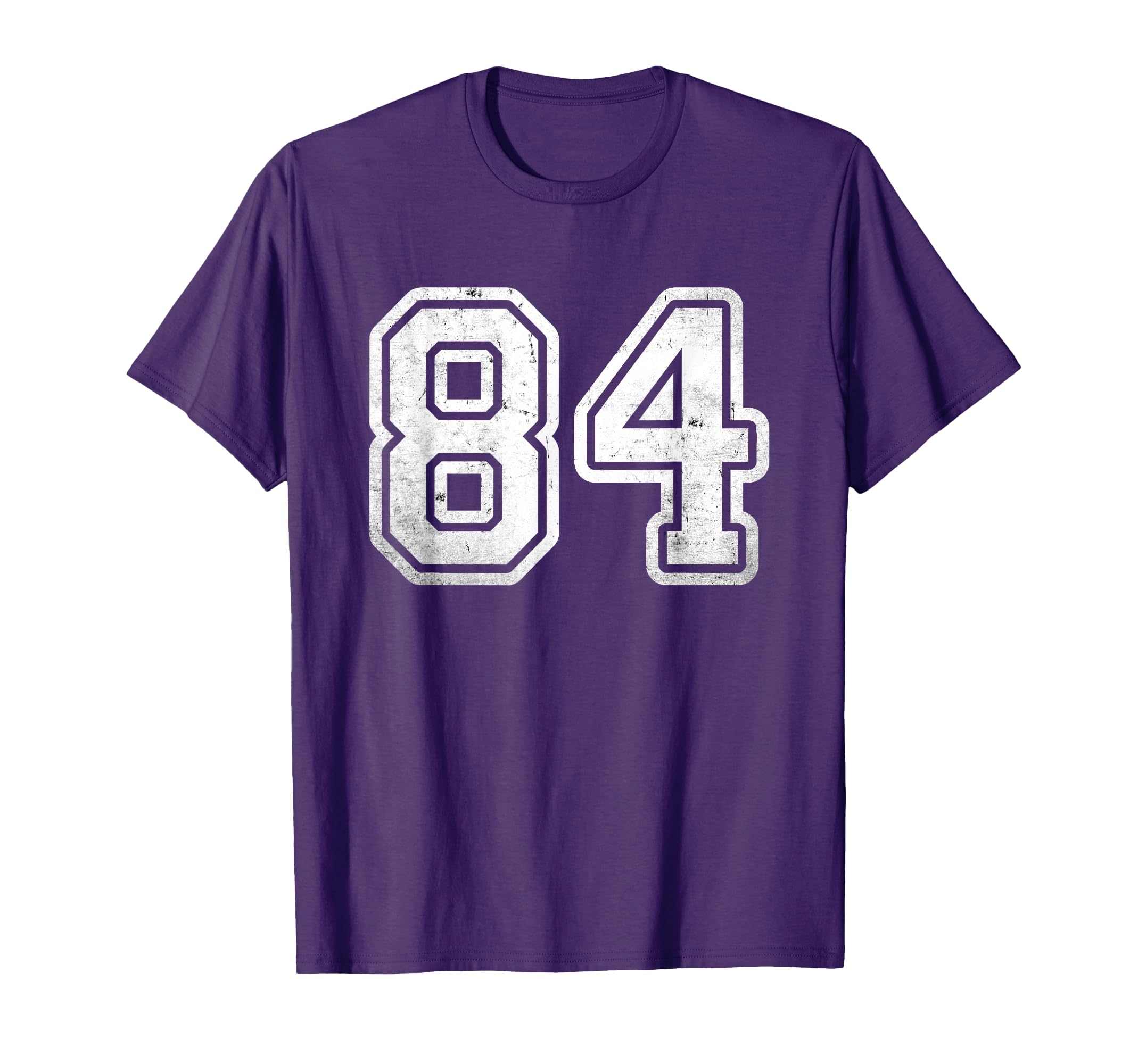 Distressed White Sports Team Number T-Shirt - Aesthetic Graphic Men Women - T-Shirt, Sweatshirt, Hoodie