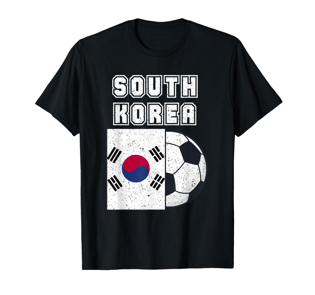 South Korea Soccer Team Flag T-Shirt - Aesthetic Graphic for Adults - T-Shirt, Sweatshirt, Hoodie