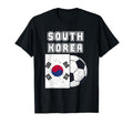 South Korea Soccer Team Flag T-Shirt - Aesthetic Graphic for Adults - T-Shirt, Sweatshirt, Hoodie