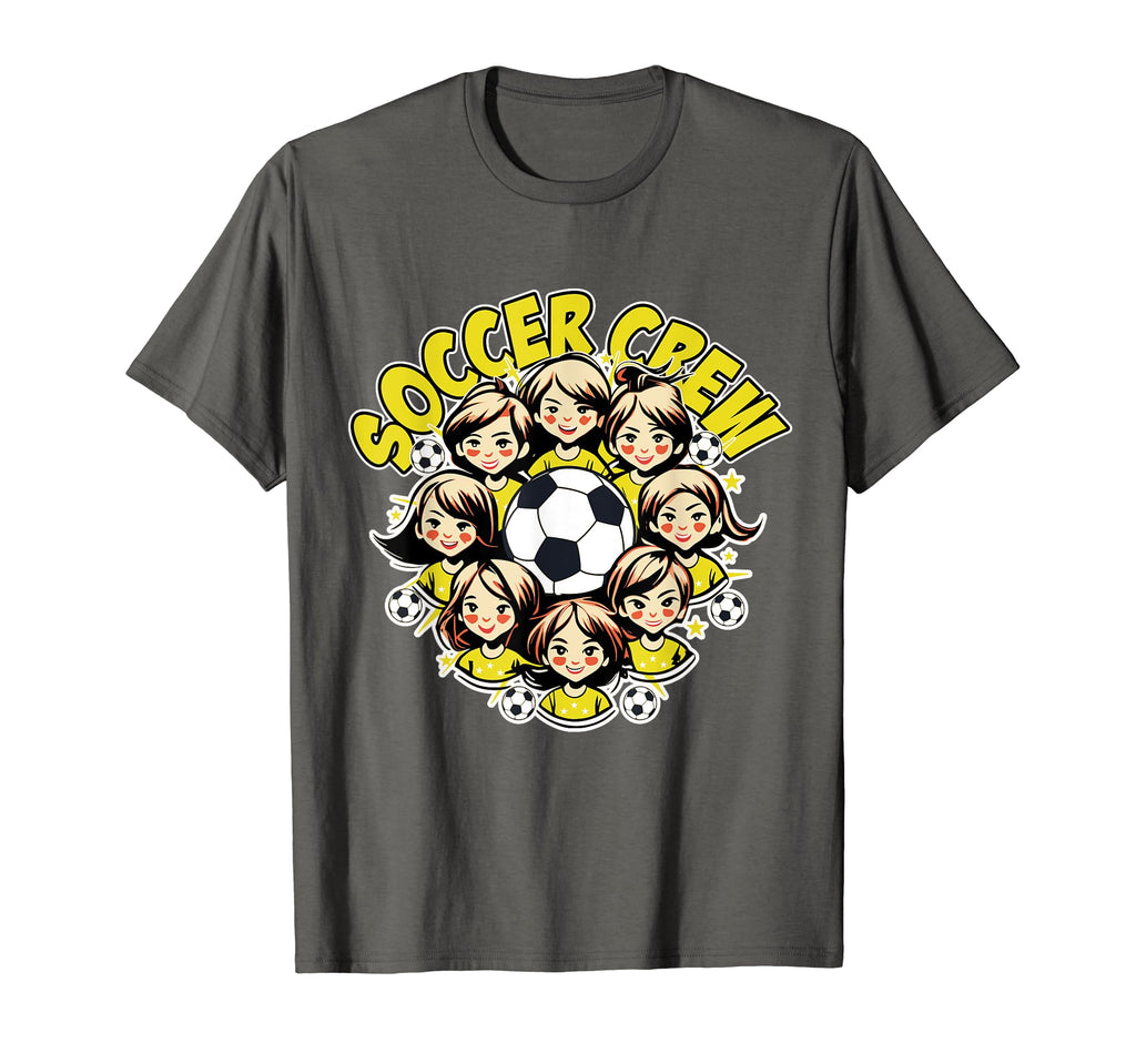 Soccer Ladies Crew Soccer Team Group T-Shirt - Novelty Apparel Unisex - T-Shirt, Sweatshirt, Hoodie