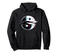 Yin Yang Vaporwave Aesthetic E Glitch Hoodie - Custom Art Print for Adults - T-Shirt, Sweatshirt, Hoodie