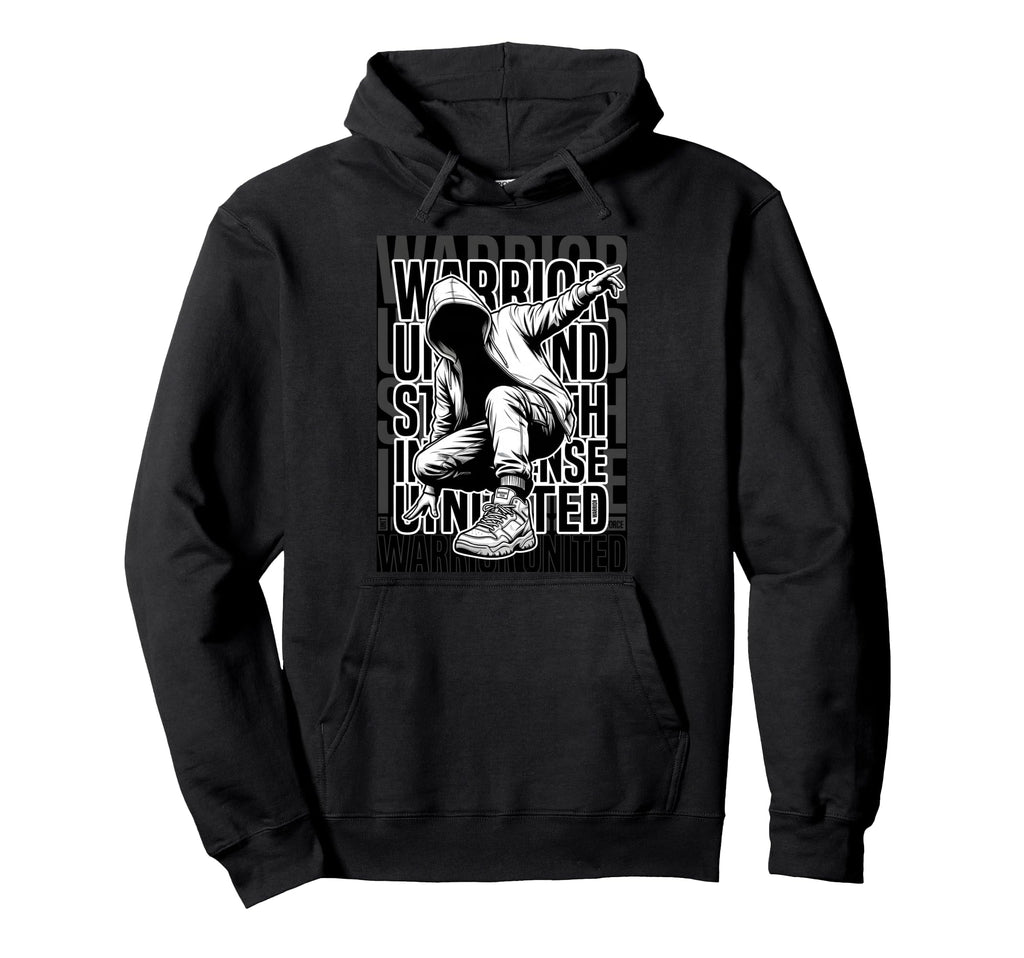 Hip Hop Old School Warrior United Street Hoodie - Streetwear Style Unisex - T-Shirt, Sweatshirt, Hoodie