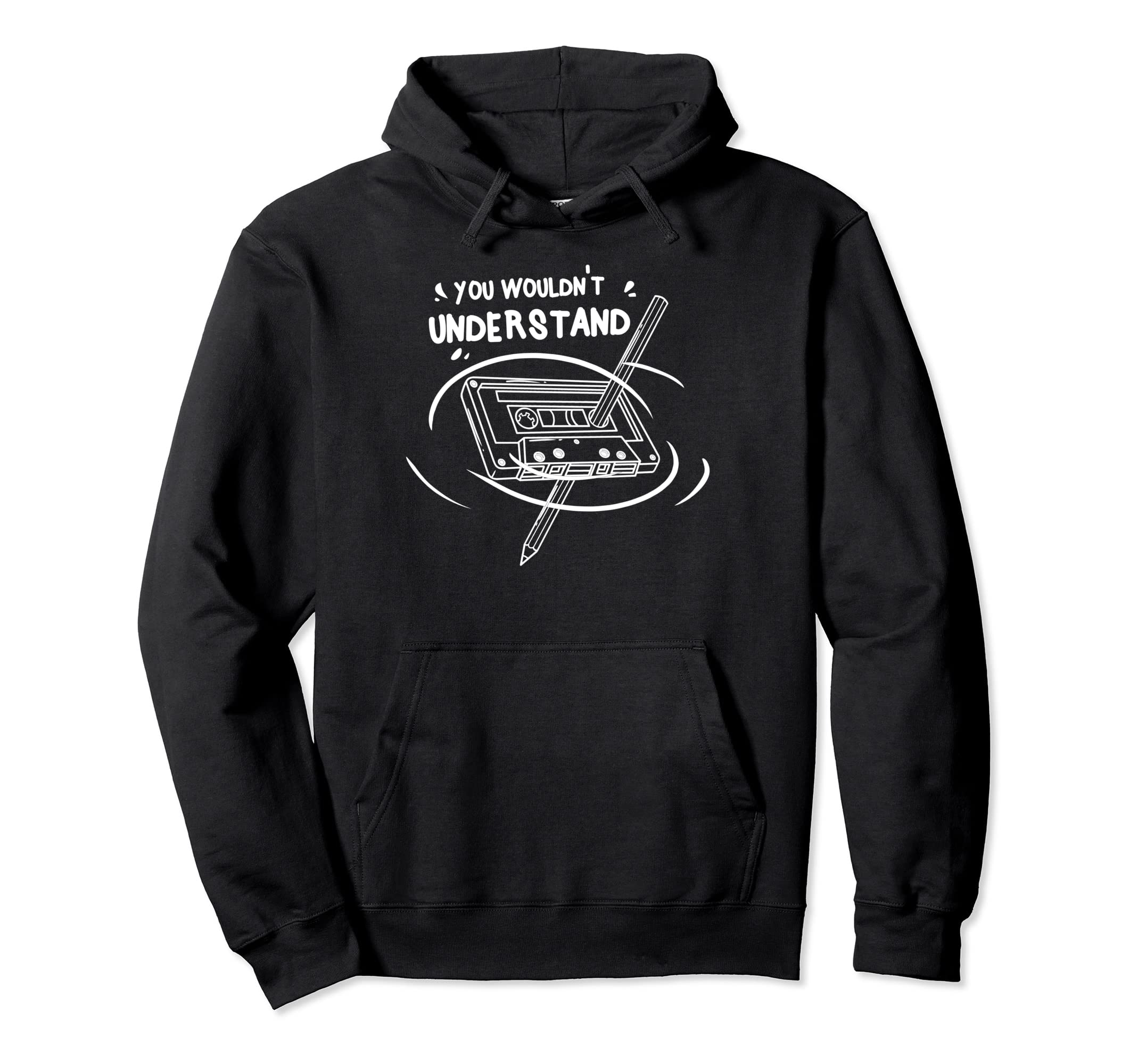 Never Forget Cassette Tape Old School Hoodie - Streetwear Style Men Women - T-Shirt, Sweatshirt, Hoodie