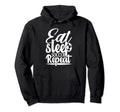 Eat Sleep Soccer Repeat Sport Player Hoodie - Fun Novelty Design for Adults - T-Shirt, Sweatshirt, Hoodie