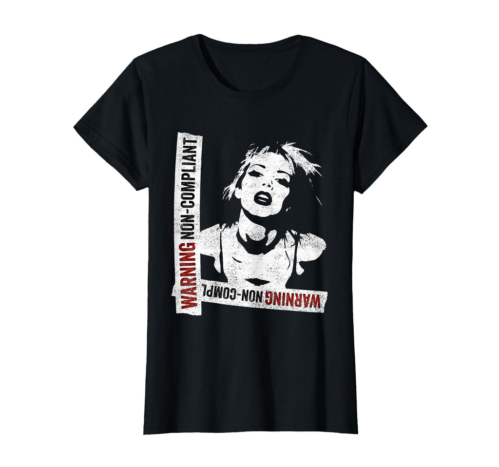 Punk 90S Grunge Stencil Distressed T-Shirt - Minimalist Print Unisex - T-Shirt, Sweatshirt, Hoodie