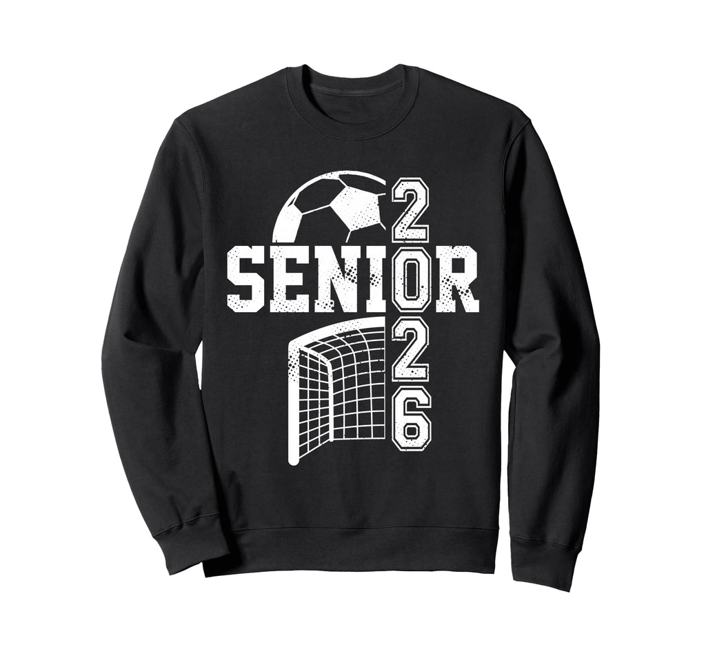 Class 2026 Soccer Senior 26 Player Sweatshirt - Minimalist Print Unisex - T-Shirt, Sweatshirt, Hoodie