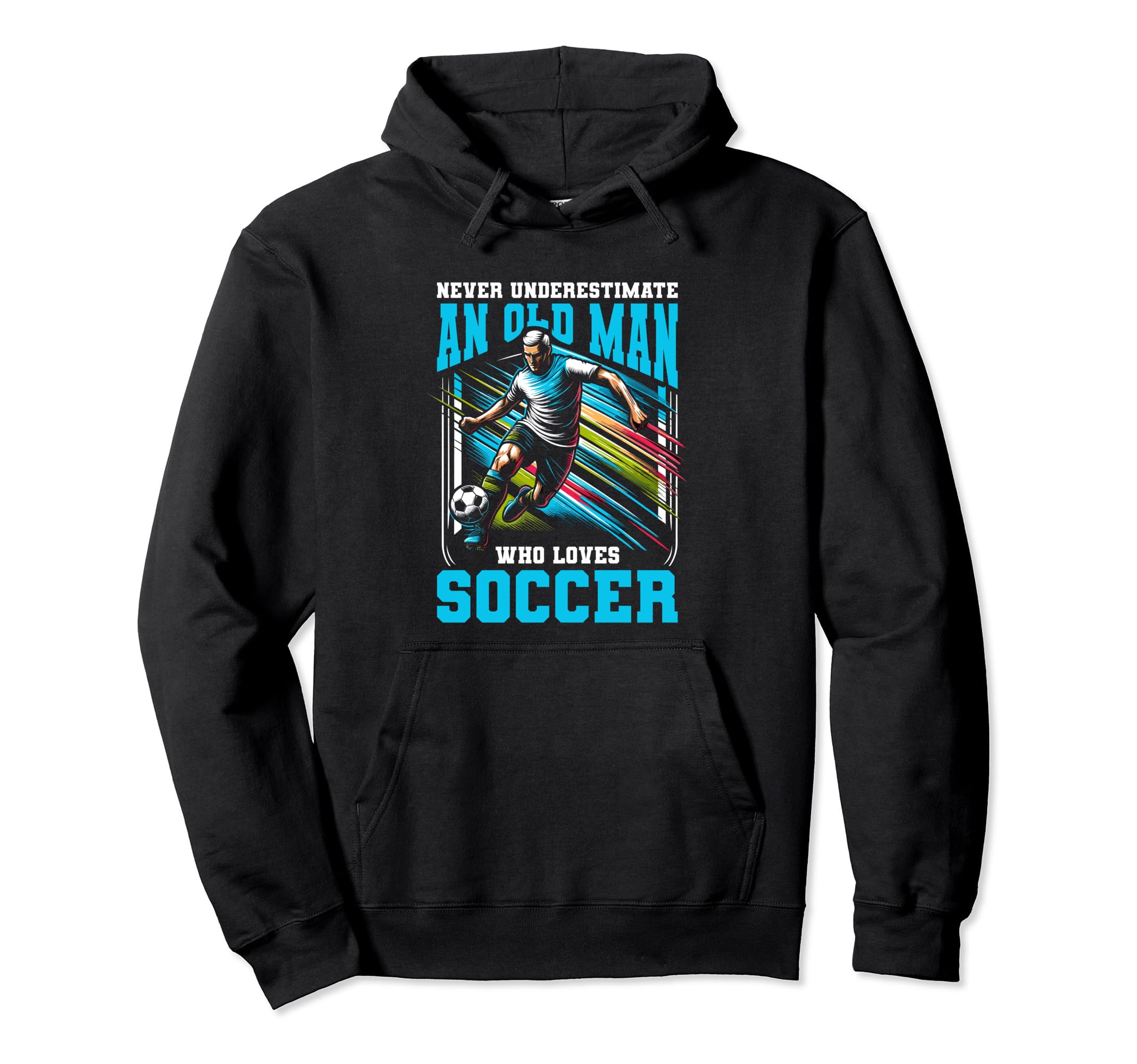 Never Underestimate Old Who Loves Hoodie - Aesthetic Graphic for Adults - T-Shirt, Sweatshirt, Hoodie