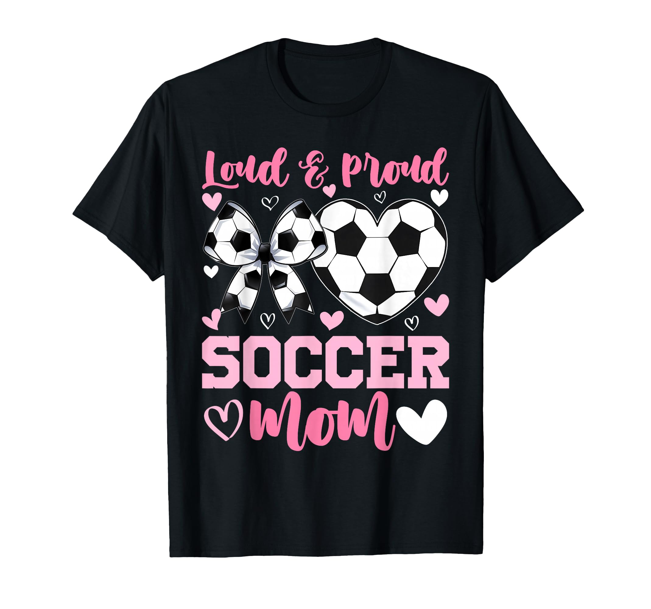 Loud And Proud Soccer Mom Groovy Soccer T-Shirt - Streetwear Style Unisex - T-Shirt, Sweatshirt, Hoodie