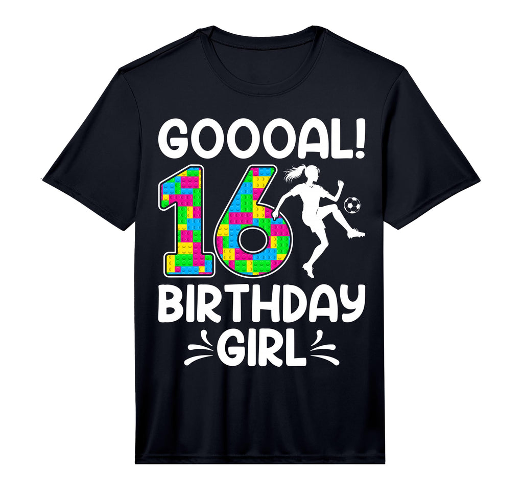 Soccer Lover Goooal Im 16 Birthday T-Shirt - Graphic Print Men Women - T-Shirt, Sweatshirt, Hoodie