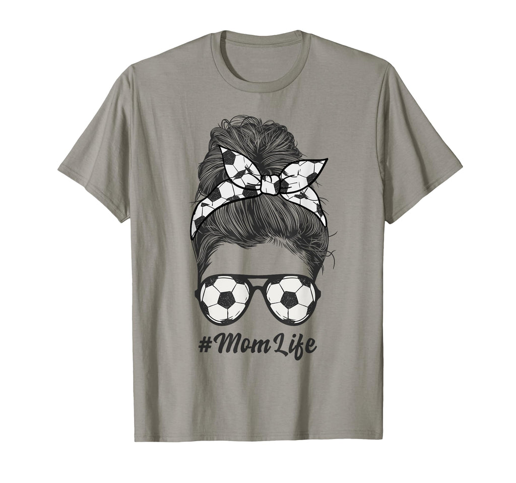 Soccer Mom Funny Soccer Ball Messy T-Shirt - Fun Novelty Design Men Women - T-Shirt, Sweatshirt, Hoodie