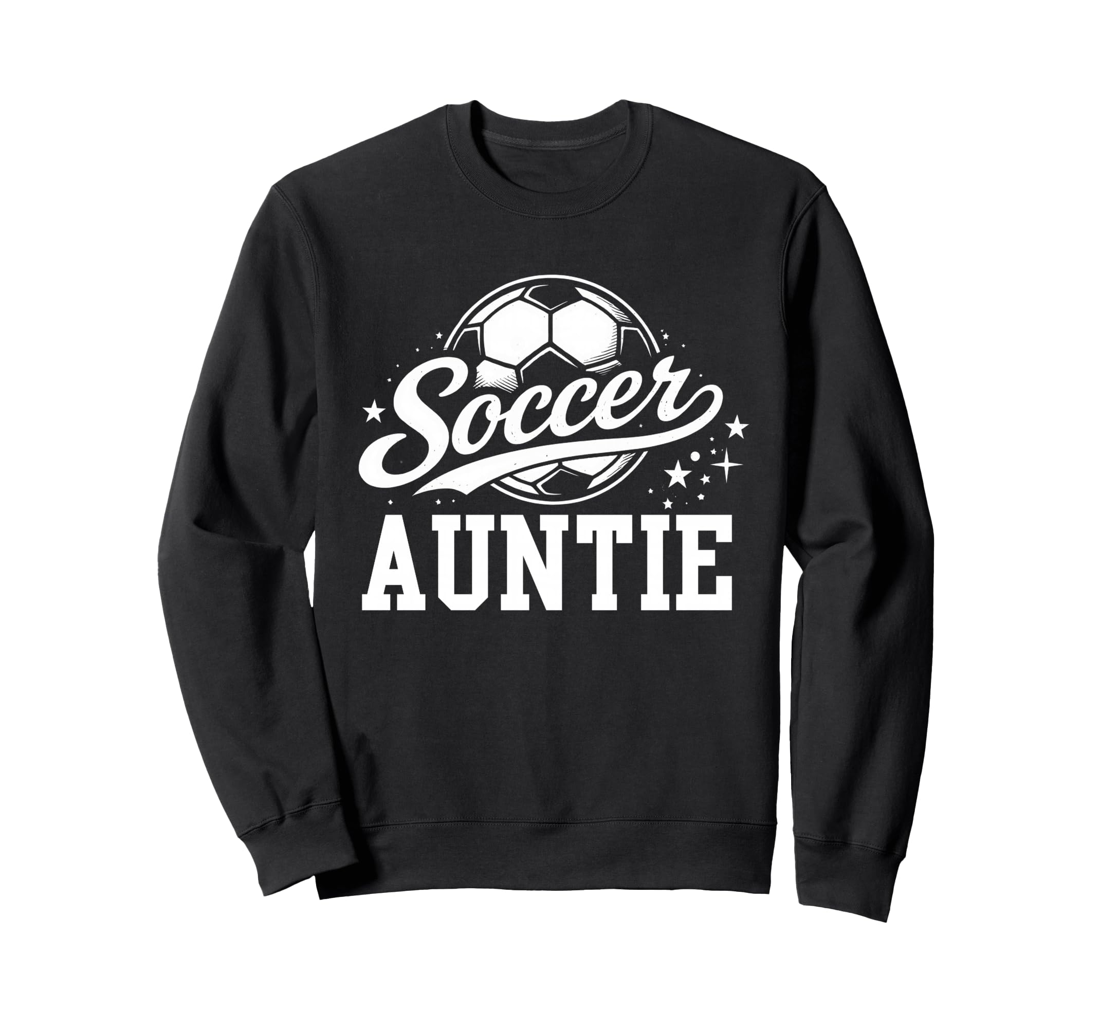 Soccer Auntie Soccer Ball Sweatshirt - Unique Graphic Men Women - T-Shirt, Sweatshirt, Hoodie
