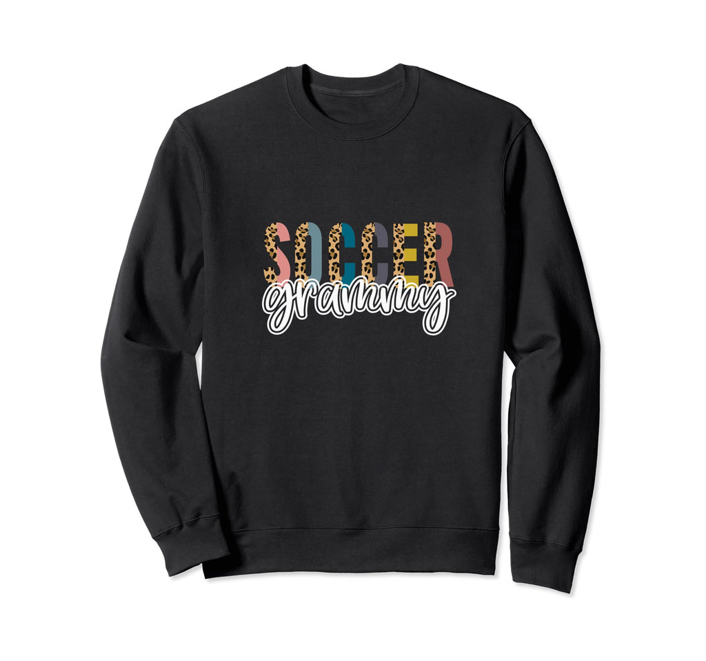 Soccer Grammy Leopard Cheetah Sweatshirt - Casual Everyday Wear Men Women - T-Shirt, Sweatshirt, Hoodie